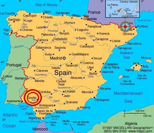 Əbülfət İspaniya xəritəsi